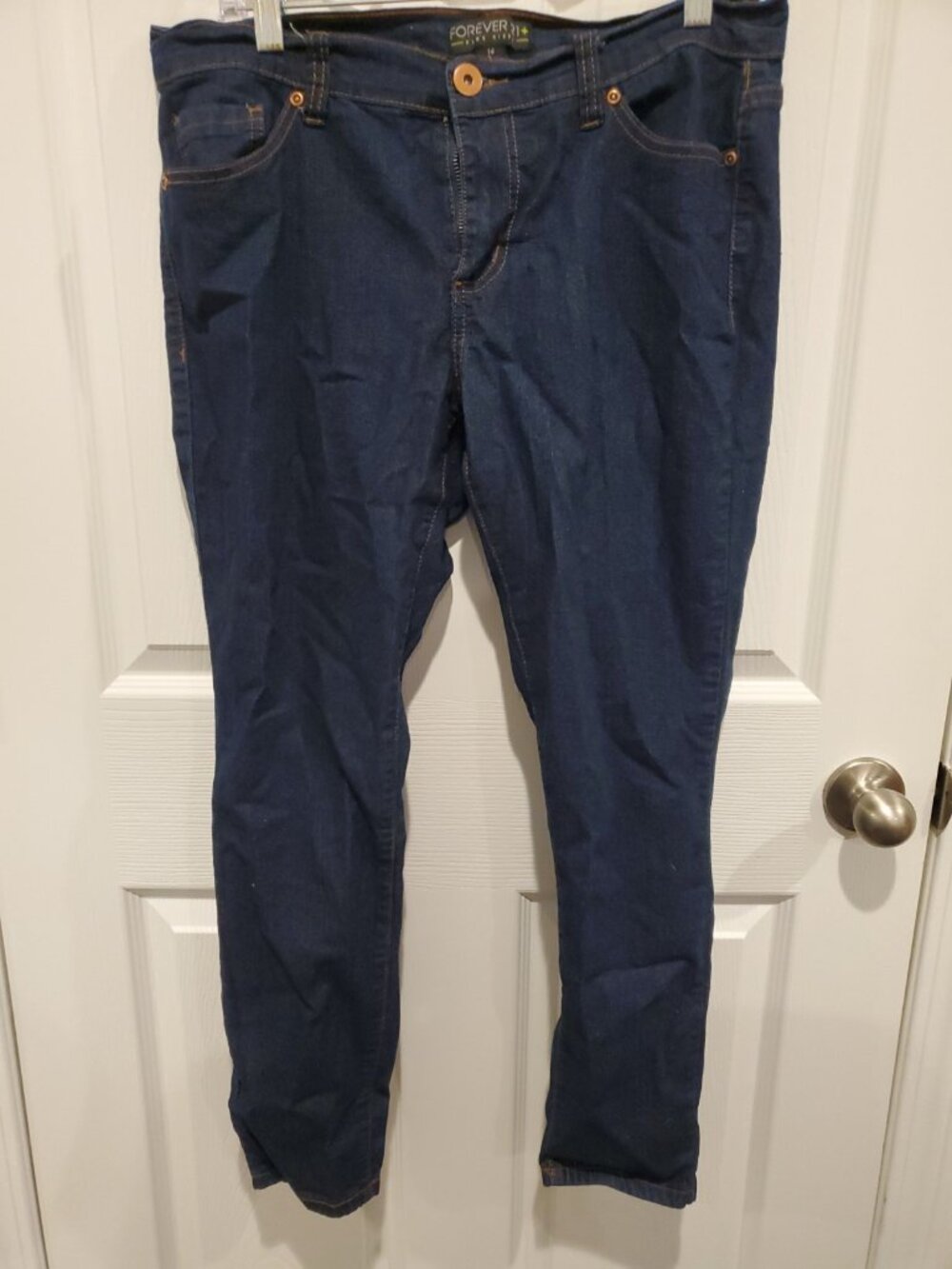 Forever 21+ Plus Sizes Size 14 Short Denim Jeans